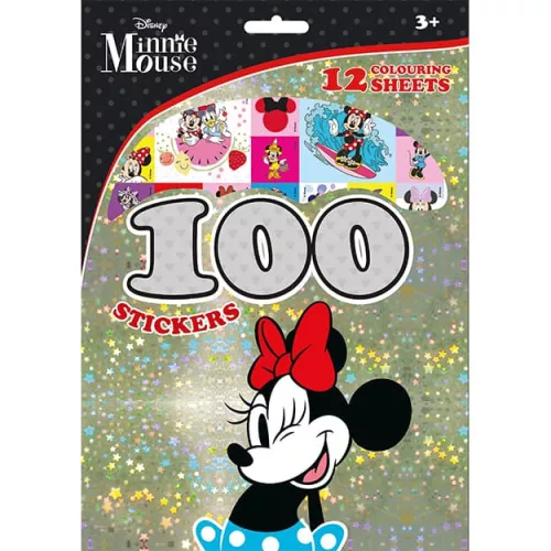 100 matrica kifestő lapokkal Minnie