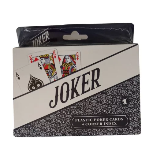 Joker dupla póker kártya 100% plasztik
