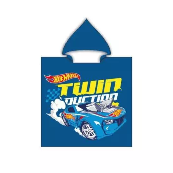Hot Wheels poncsó 55x110 cm