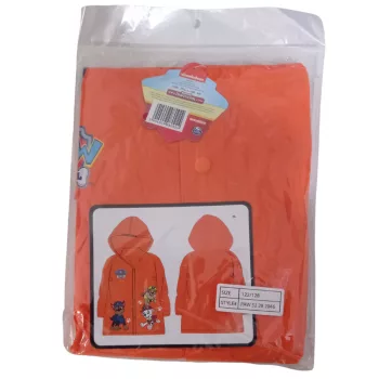 080924  Mancs őrjárat esőkabát piros 122-128cm