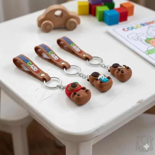 Capybara kulcstartó