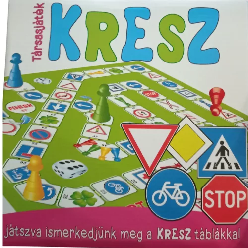 Kresz társas táblákkal 