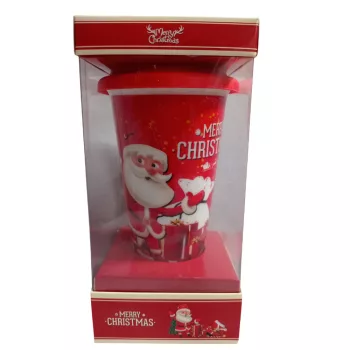 Karácsonyi porcelán pohár