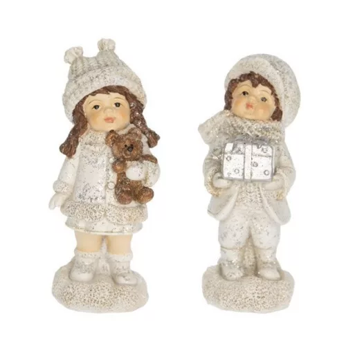 Gyermek kerámia figura ajándékkal