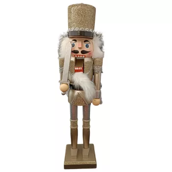 Fa diótörő ezüst 38cm