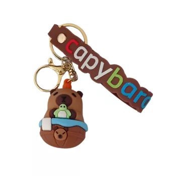 Capybara műanyag kulcstartó