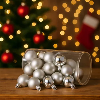 Ezüst gömb 2cm 050034