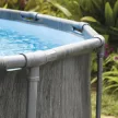 Intex Greywood Prism fémvázas medence Ø 457 x 122 cm (26742)