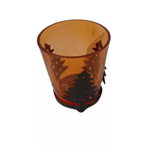 Gyertyatartó színes 3 lábú