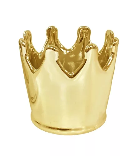 Porcelán Korona Arany 10 X 9 Cm