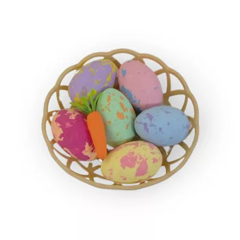 Húsvéti tojás kosár