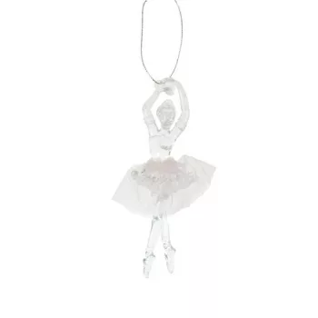 Balerina karácsonyi dísz