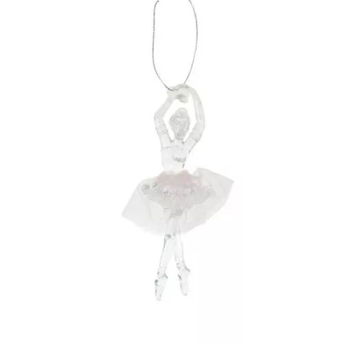 Balerina karácsonyi dísz