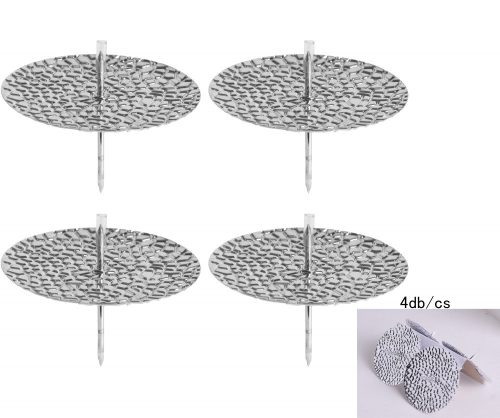 Gyertyatartó tüske Ezüst 4db-os