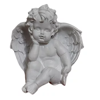 Gondolkodó angyal figura
