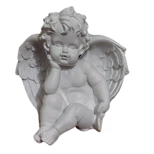 Gondolkodó angyal figura