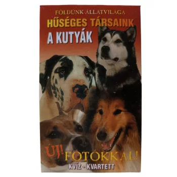 Hűséges társaink a kutya kártyajáték