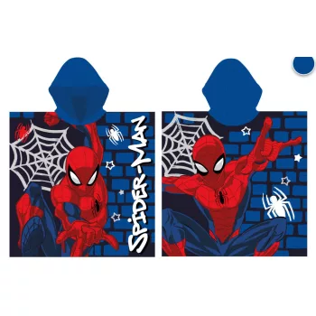 Pókember poncsó 55x110cm