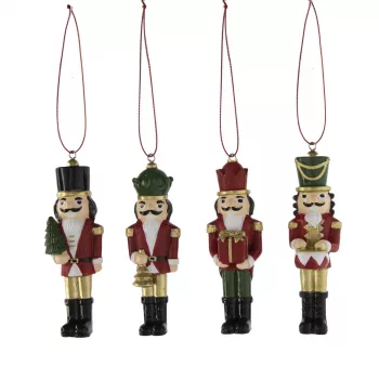 Diótörő Akasztós Poly 10,5 Cm Piros 4 Féle