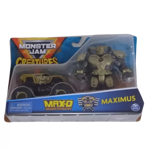 Monster Jam 1:64 kisautó+figura