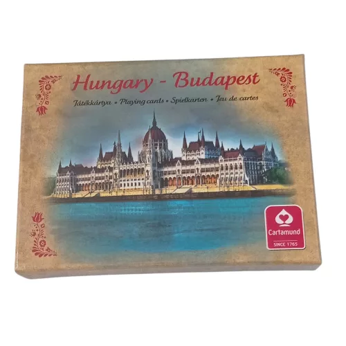 Budapest dupla bridge kártya