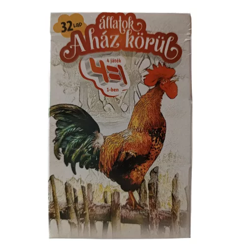 Állatok a ház körül kártyajáték