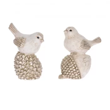 Madár makkal, tobozzal 2 féle  11 cm