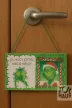 Grinch fa tábla12x22cm
