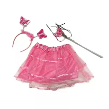Rózsaszín Pillangós Szoknya Jelmez