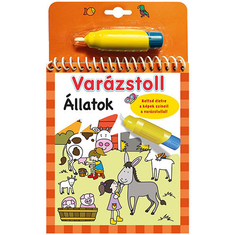 Varázstoll-állatok kifestő