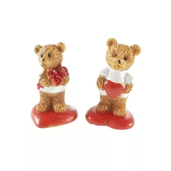 Álló Maci Figura 3,5 Cm