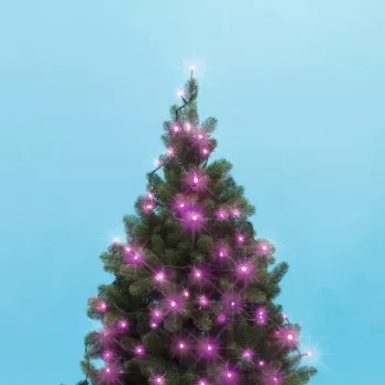Led-Es Beltéri Fényfűzér, Pink, 50 Led Kii 50/P