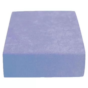 Világoskék frottír ovis gumis lepedő 60x120