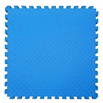   Puzzle Tatami Torna Szönyeg Elem 100 X 100 X 1,3 Cm Védőszegéllyel Kék
