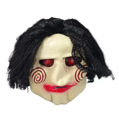 Fűrész maszk parókával