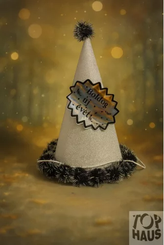 Boldog Új Évet felíratú süveg