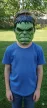 Hulk farsangi álarc