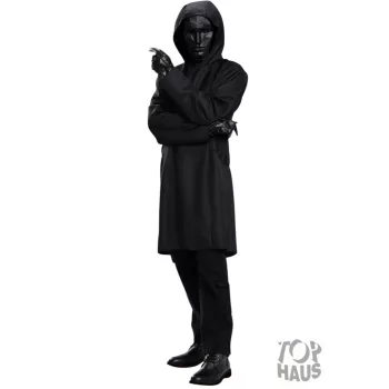 Squid Game felügyelő jelmez maszkkal  