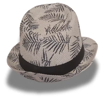 Pálmaleveles férfi kalap