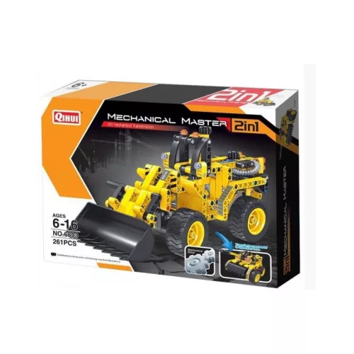 Qihui Építő Készlet  Munkagép 261 Db 