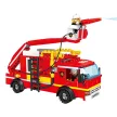 Cogo 328 Db Tűzoltó Autós Építőjáték