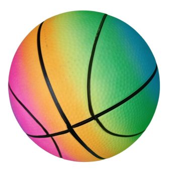 Szivárványlabda fekete csíkos 