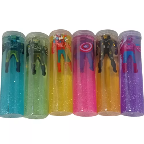 Slime szuperhős figurával 18 cm