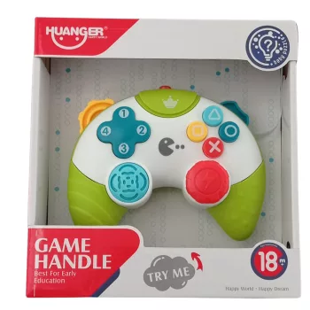 Babajáték kontroller formájú