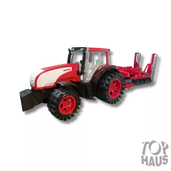 Traktor boronával