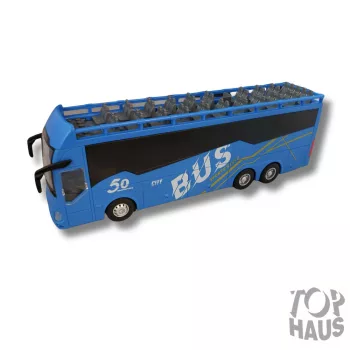 Távirányítós emeletes busz akkumlátoros