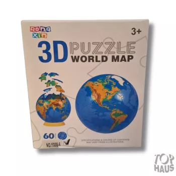 Földgömb 3 D puzzle