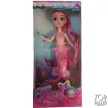 Hosszú hajú sellő baba 18 cm 