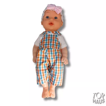 Műanyag baba  cumisüveggel