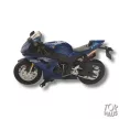 Fém motor hangot adó, világító